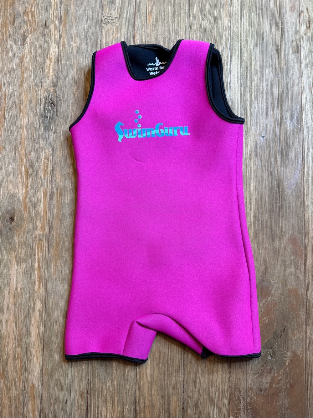 Warm Belly Wetsuit - Kids Pink Neoprene Sleeveless Wetsuit Size M